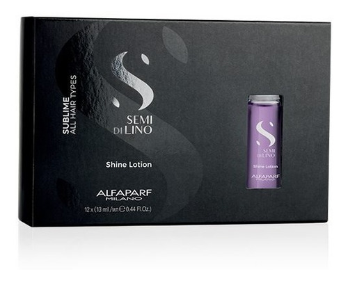 Alfaparf Caja De Ampollas Shine Lotion Semi Di Lino X 12 Und