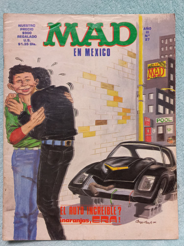 Revista Mad En Mexico 80s El Auto Increible