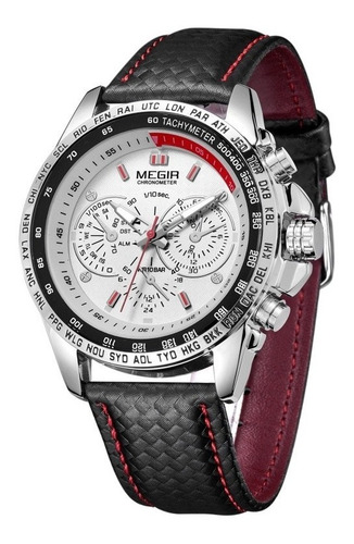 Nuevos Relojes Megir Malla De Cuero Legitimo