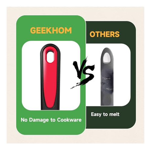 Espátula De Silicona, Juego De 4 Unidades, Geekhom 600°f Esp