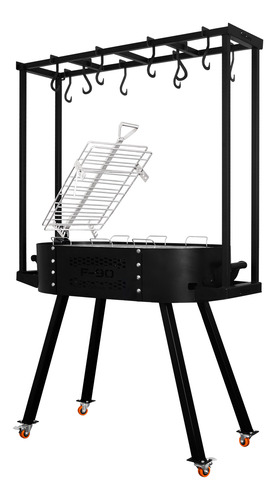 Fogonero Modelo F-90 Con Estaca Y Perchero - Grillcorp
