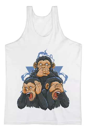 Camiseta Camisa Macaco Rosto 3d Animal - Y03