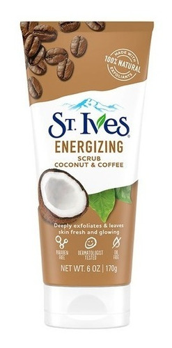 St. Ives Energizing Coconut Coffee Scrub Exfoliante Facial