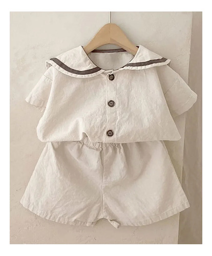 Conjunto De Ropa De Algodón De Verano De Estilo Coreano Para