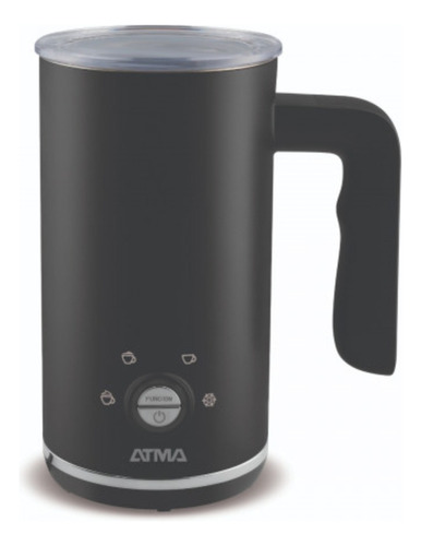 Espumador De Leche Atma Essential Elat21bp Negro De 450 Ml