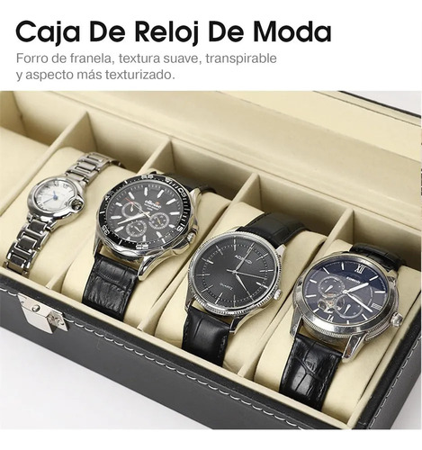 . Relojero, Caja Organizadora Relojes Para Hombre,