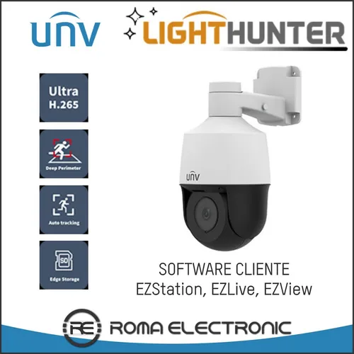 Domo Ptz Ip Uniview Camara Lighthunter 2mp Unv Onvif H.265