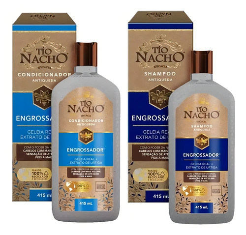 Tio Nacho Engrossador Kit Shampoo E Condicionador 415ml