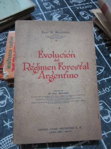 Evolución Del Régimen Forestal Argentino(raul R Madueño)