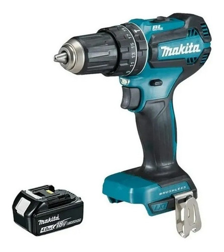Combo Makita Dhp485syx6 Rotomartillo+cargador+kit Accesorios