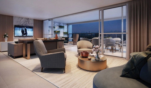 Imagem 3 de 6 de Apartamento Em Obras Com 163,68 M² Em Le Jardin, No Indianópolis, São Paulo | Sp - Apo344991v