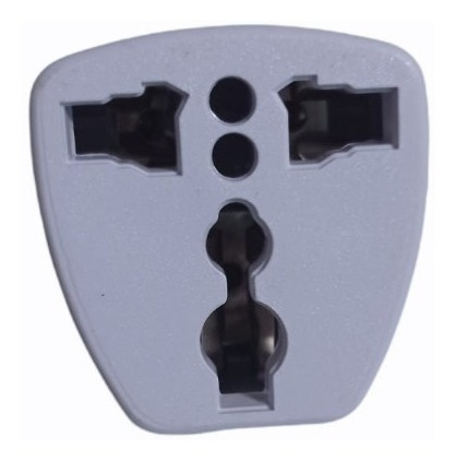 Imagen 3 de 4 de Pack 5 Adaptadores Enchufe De Americano A Europeo Chile