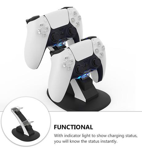 // Base De Carga Dual Para Controlador De Juegos