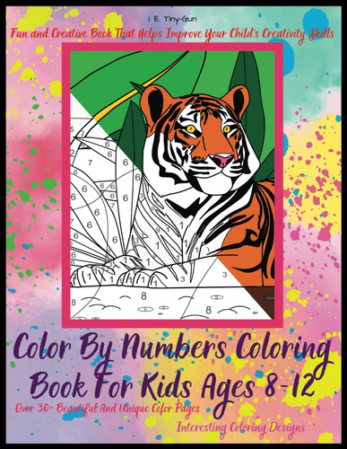 Libro Para Colorear Color Por Números Para Niños De 8 A 12 Y