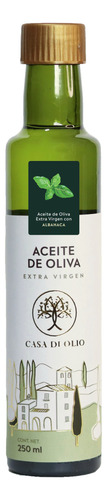 Aceite De Oliva Extra Virgen Con Albahaca
