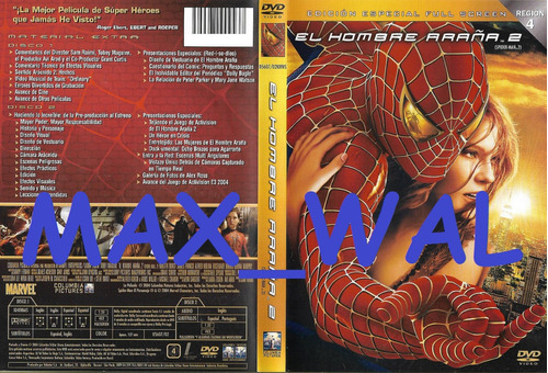 El Hombre Araña 2 Dvd Spider-man 2 Sam Raimi 2 Discos