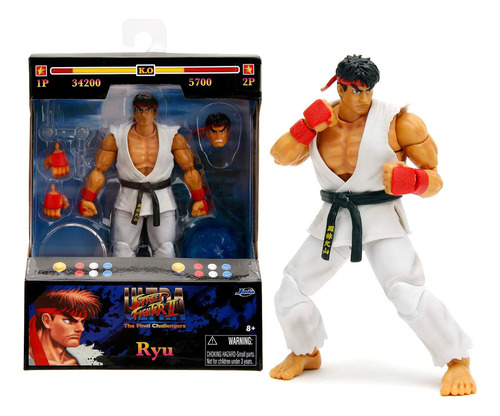 Figura Ryu Street Fighter Capcom Jada 6 Pulg Ofert!