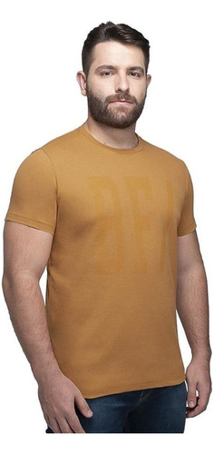 Camiseta Bfms Original Masculina Amarela Com Estampa Básica