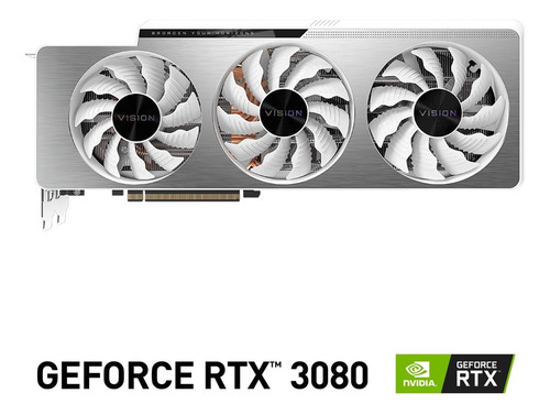 Tarjeta De Video Gigabyte Geforce Rtx 3080 Vision Oc Gddr6x