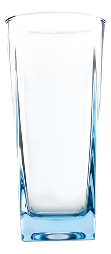 Set 6 Vasos Highball Jaibol 255ml Empire Azul Cuadrados