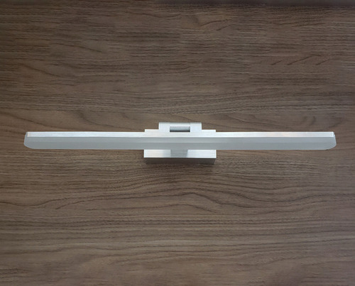 Arandela Articulada Led 32w P/ Espelho Banheiro E Quadros Estrutura Prateado