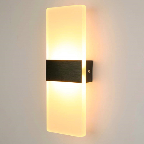 Lâmpada De Parede Para Quarto Com Luzes Led Brancas De