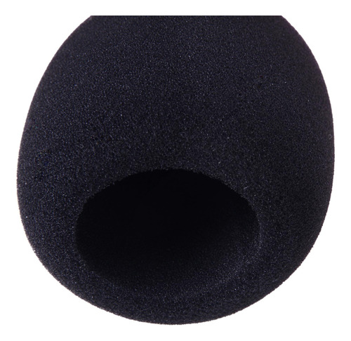 2 Piezas Studio Micrófono Foam Mic Negro