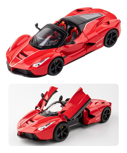 Ferrari Laferrari Roadster Miniatura Metal Con Luz Y Sonido