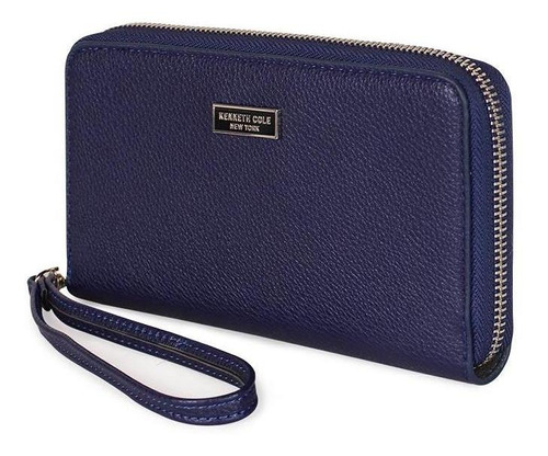 Billetera Mujer Paislee Azul Kenneth Cole