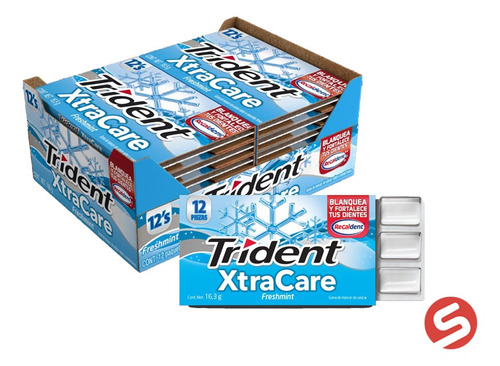 Trident Xtracare Freshmint 12pzs