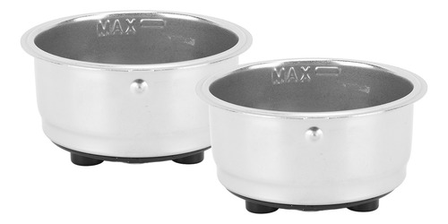 51mm 2 Cups Portafilter Filter Basket Stainless Steel