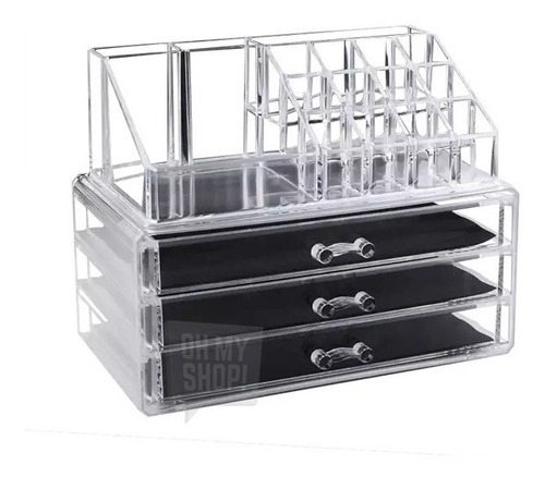 Imagen 7 de 7 de Organizador Maquillaje Acrilico Cajón Caja Porta Cosméticos