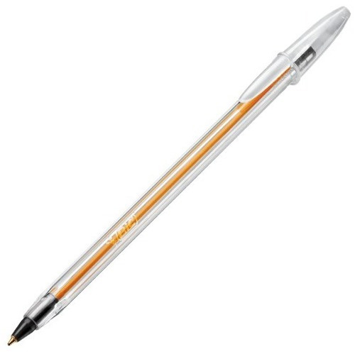 Bolígrafo Bic Cristal Trazo Fino 0.8mm Negro (x500 Unidades)