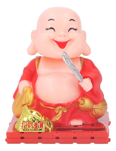 Decoração De Monge Com Energia Solar Auto Shaking Hand Buddh