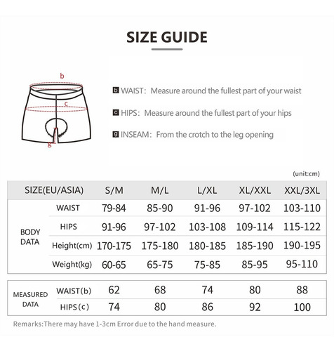 Calção Cueca De Ciclismo Masculino, Tamanho L