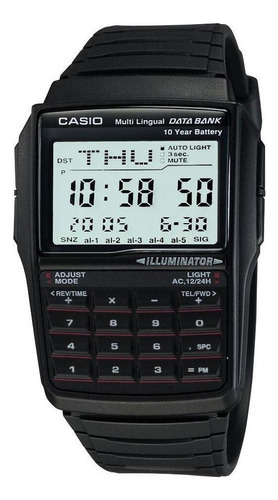 Calculadora de relógios Casio Dbc32 Black Vintage Data Bank