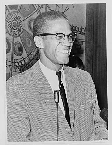 Fotografía De Malcolm X - Obra De Arte Histórica De 1964 - (