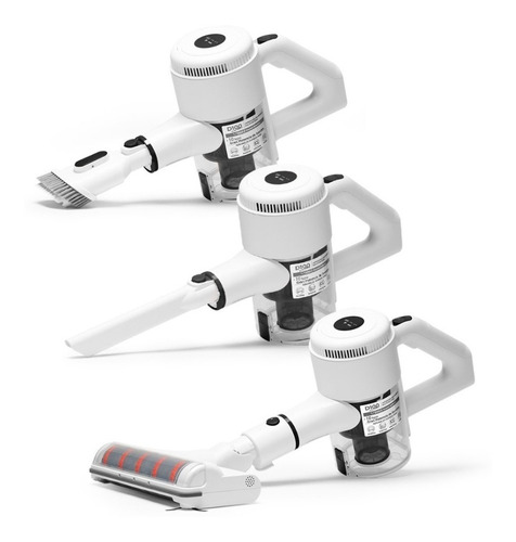 Imagen 4 de 4 de Aspiradora multifunción inalámbrica Vertical, De mano Osoji D100 Plus 0.65L blanca y negra 100V/240V 50Hz/60Hz