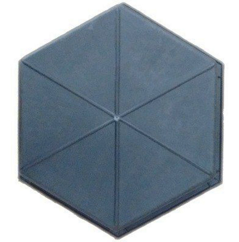 Forma Lisa Sextavada 25x25x8 Durável E Eficiente - 12 Un
