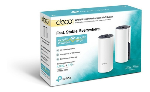 Sistema Wi-Fi mesh TP-Link Deco Deco P9 V1 blanco 100V/240V