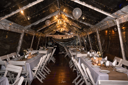 Alquiler Living Rustico Puff Silla Mesa Carpa Sillon Eventos