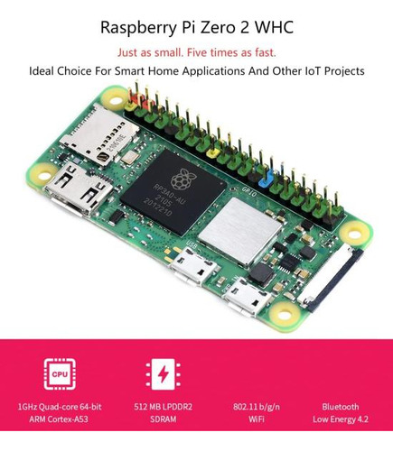 Kit Básico Con Cabecera Pre Soldada Raspberry Pi Zero 2 W Y