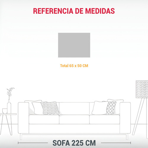 65x50cm Cuadro Simétrico Colombo En Estilo De E Moderno