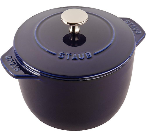 ~? Staub Cast Iron 1.5-qt Petite French Oven - Azul Oscuro, 