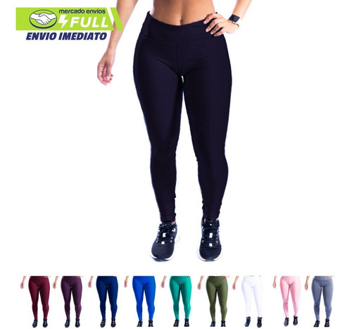 Calça Legging Feminina Preta Grossa Dia A Dia Valor De Ataca