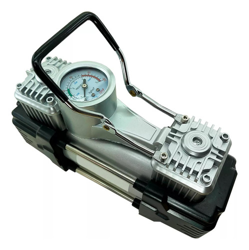 Imagen 2 de 10 de Compresor De Aire 12v Digital Linterna Led Auto Moto