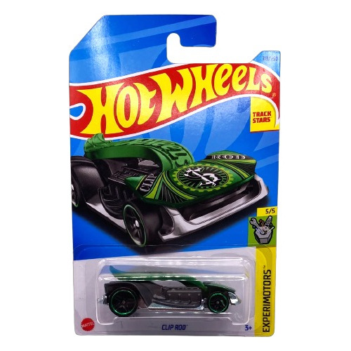 Genial Carro Clip Rod Hot Wheels Coleccion Experimotors