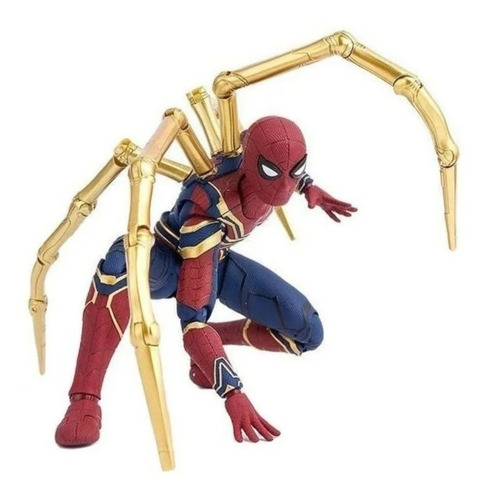 Kit 2 Bonecos Homem Aranha E Hulkbuster 30 Cm Com Led E Som 