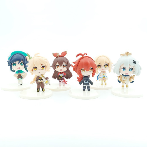 Set 6 Figuras Genshin Impact M1 De Colección