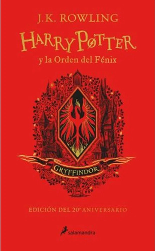 Imagen 1 de 1 de Harry Potter 5 Orden Del Fenix 20 Aniversario Gryffindor